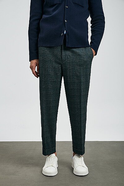 Low Smart Erkek Chino Pantolon Comfrot Fit Siyah - LUFIAN (1)