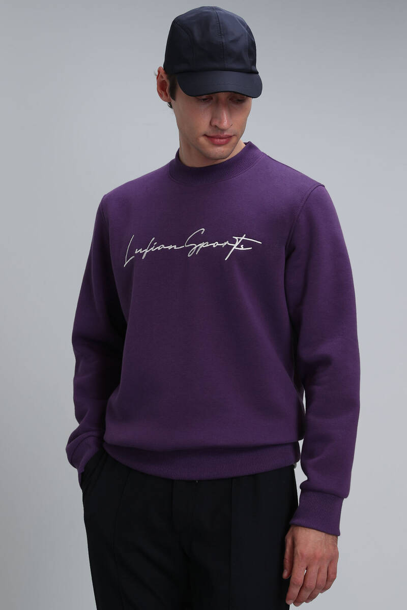 Lowe Erkek Sweatshirt Mürdüm - 1