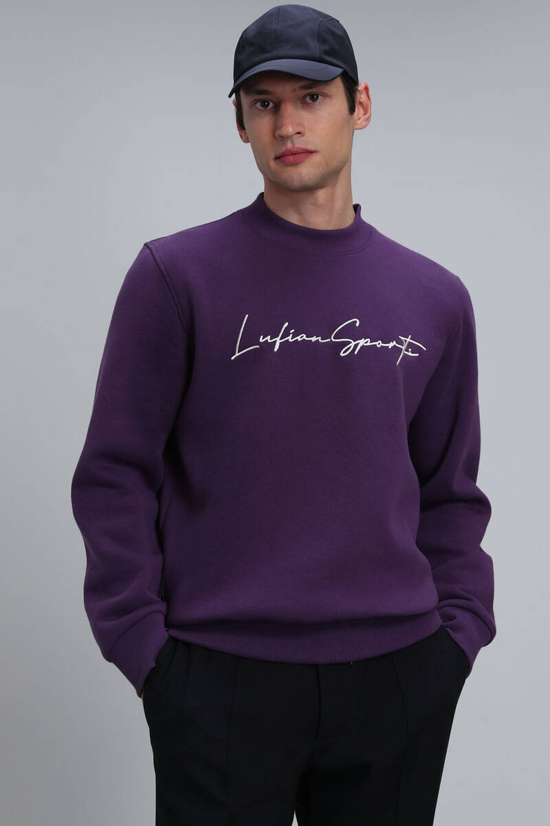 Lowe Erkek Sweatshirt Mürdüm - 5
