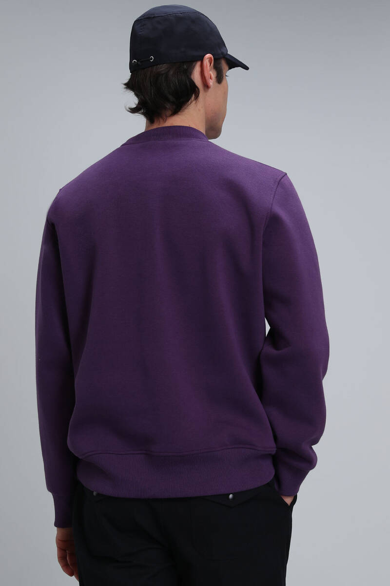 Lowe Erkek Sweatshirt Mürdüm - 6