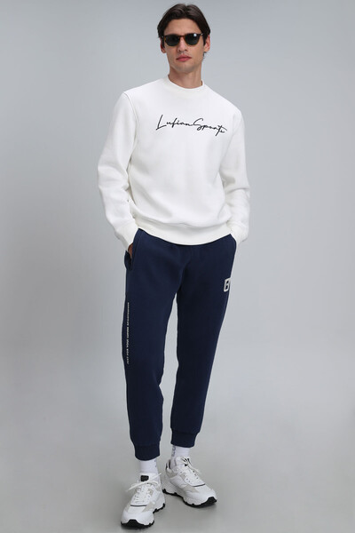 Lowe Men's Sweatshirt Off White - 2