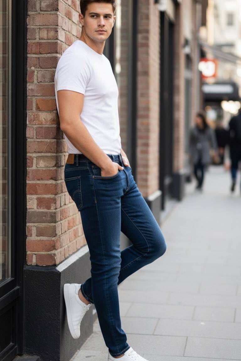 Lucas Slim Fit Kot Pantolon Lacivert - 2