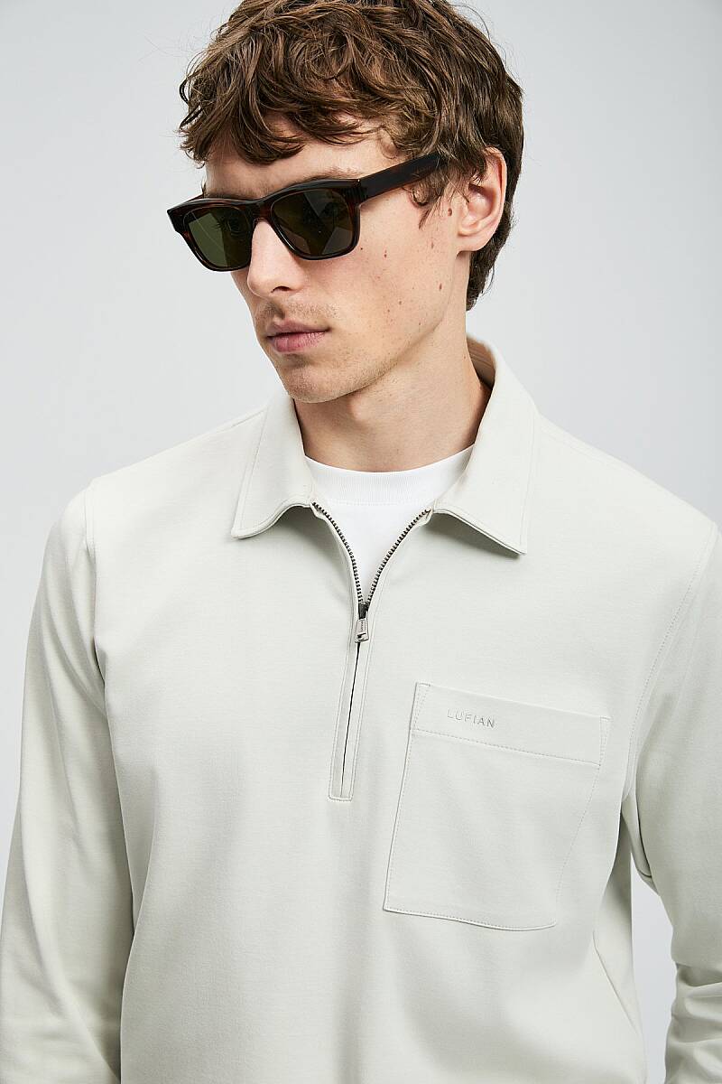 Lucas Smart Erkek Polo Tişört Gri - 5