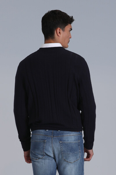 Lucky Erkek Kazak Lacivert - 6