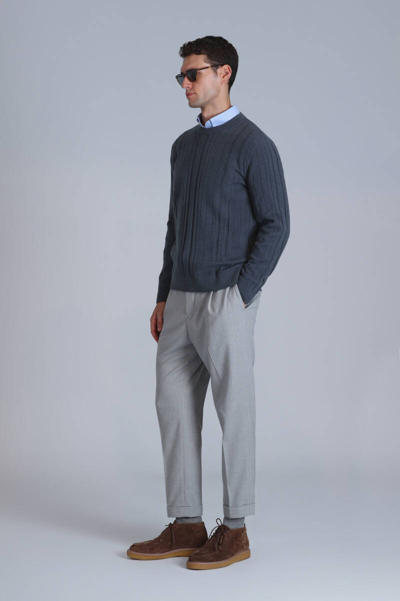 Lucky Erkek Kazak Petrol - 2