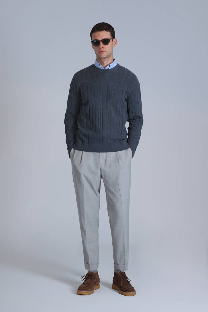 Lucky Erkek Kazak Petrol - 4