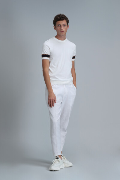 Lucy Men's Sweater Ecru - 4