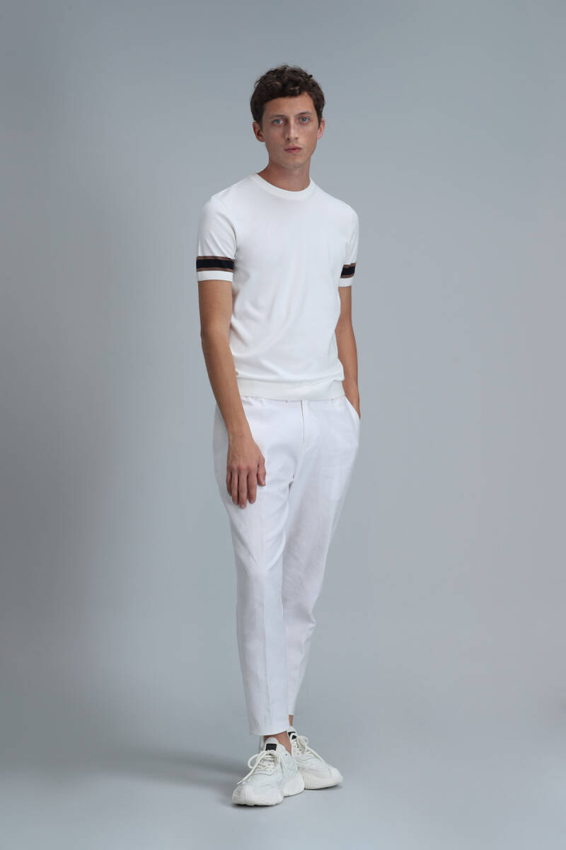Lucy Men's Sweater Ecru - 4