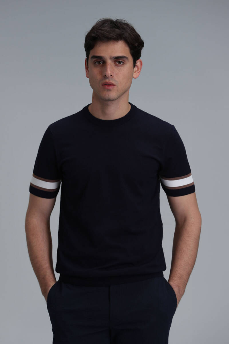 Lucy Men's Sweater Navy Blue - 1