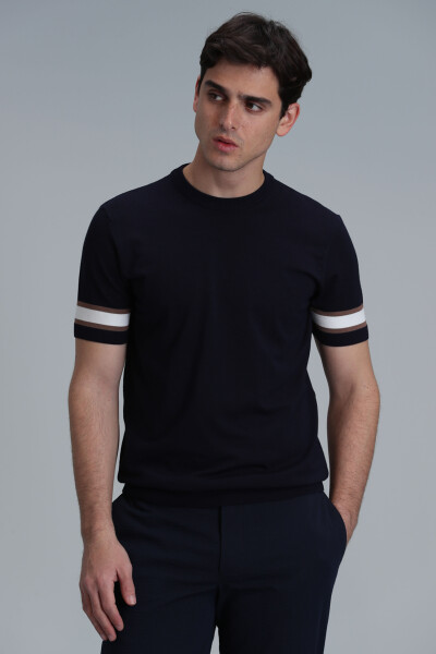 Lucy Men's Sweater Navy Blue - 3