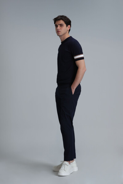 Lucy Men's Sweater Navy Blue - 4