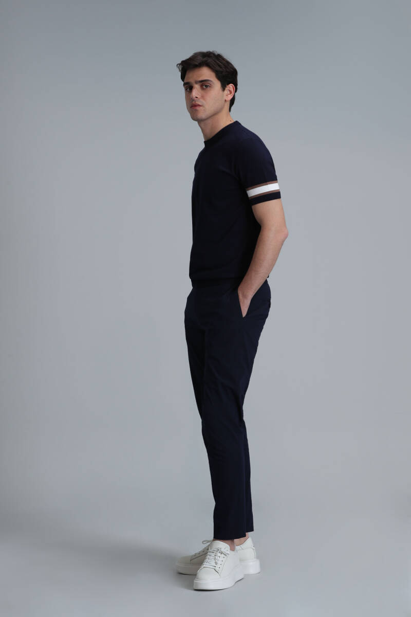 Lucy Men's Sweater Navy Blue - 4