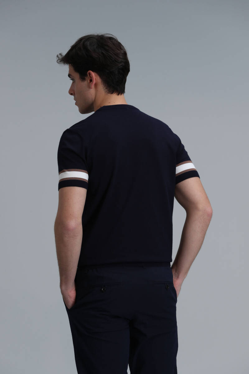 Lucy Men's Sweater Navy Blue - 6