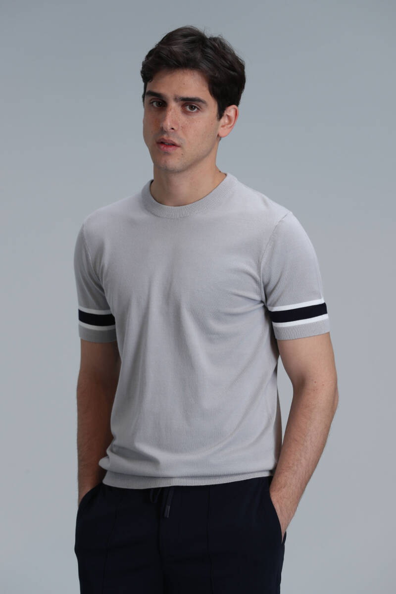 Lucy Men's Sweater Stone - 1