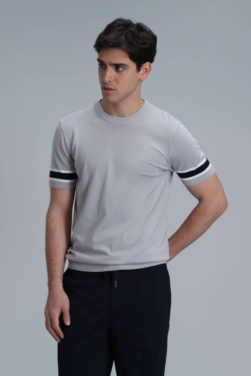 Lucy Men's Sweater Stone - 5
