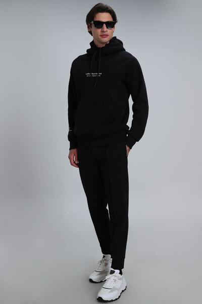 Luıs Erkek Sweatshirt Siyah - 4