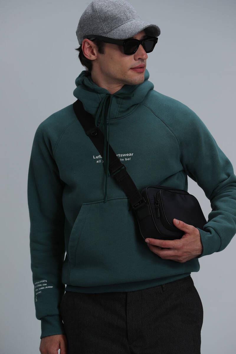 Luıs Erkek Sweatshirt Yeşil - 1