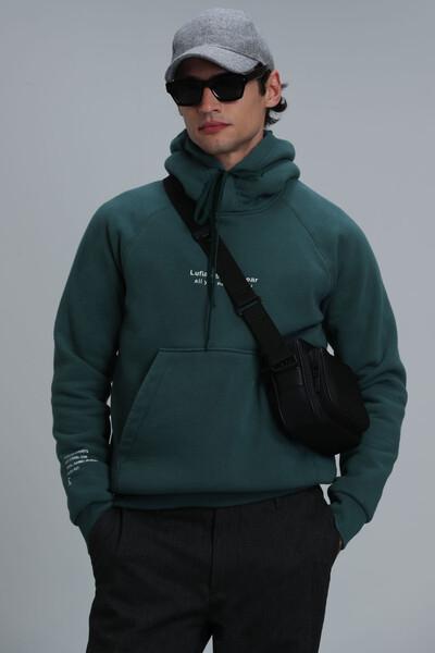 Luıs Erkek Sweatshirt Yeşil - 5
