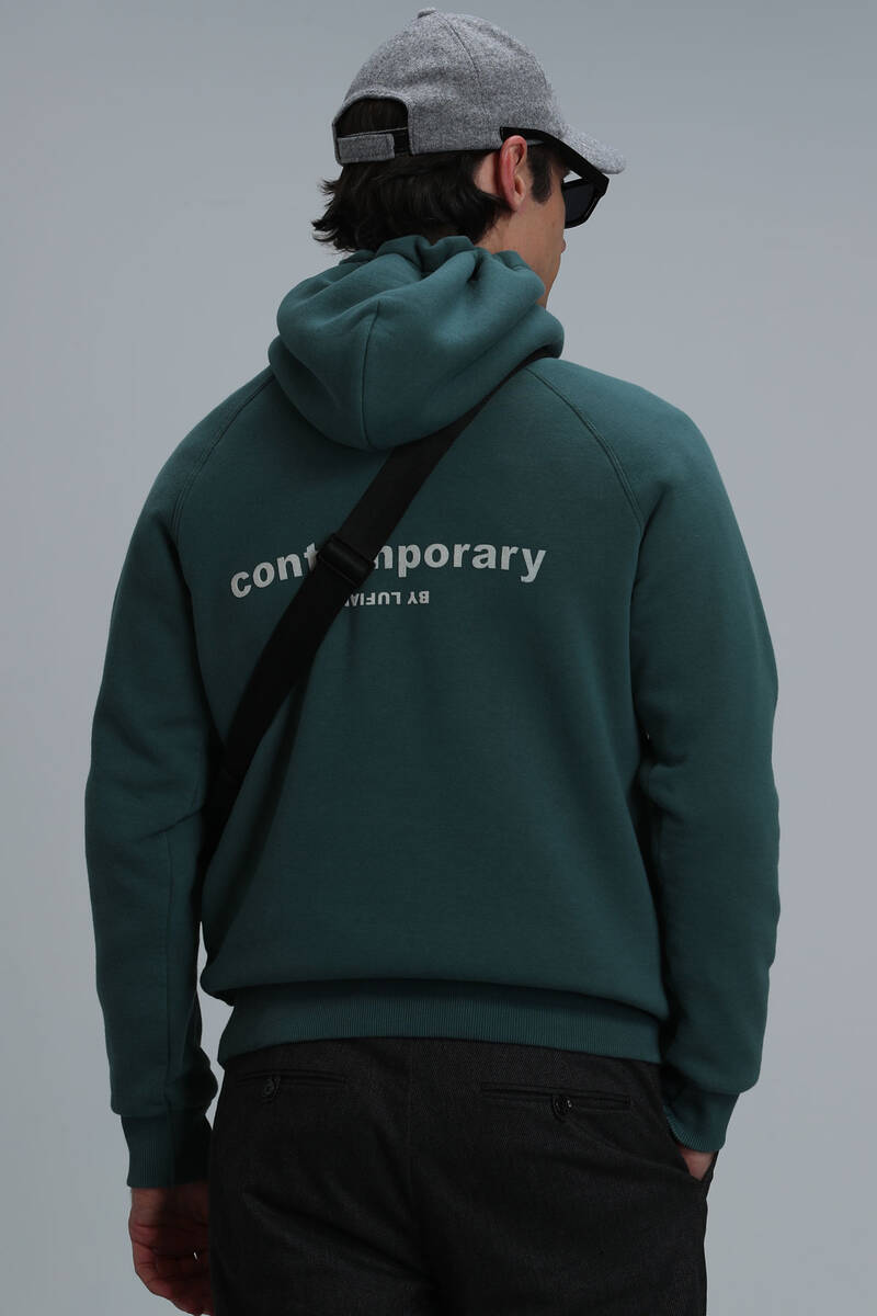 Luıs Erkek Sweatshirt Yeşil - 6