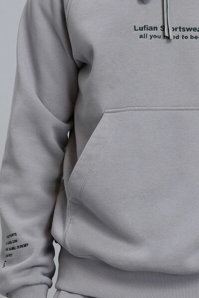 Luis Men's Sweatshirt Light Gray - 3