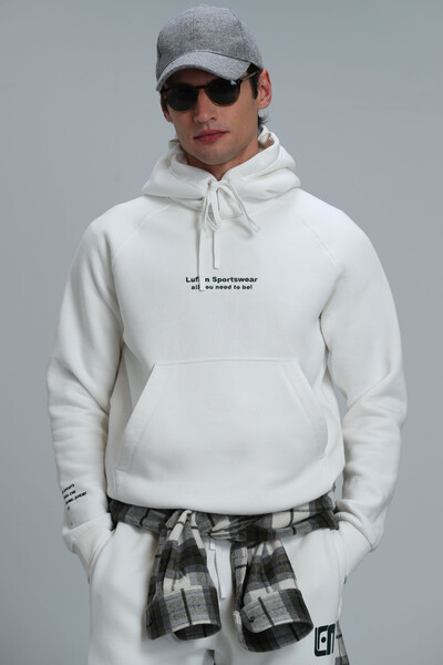 Luis Men's Sweatshirt Off White - 1