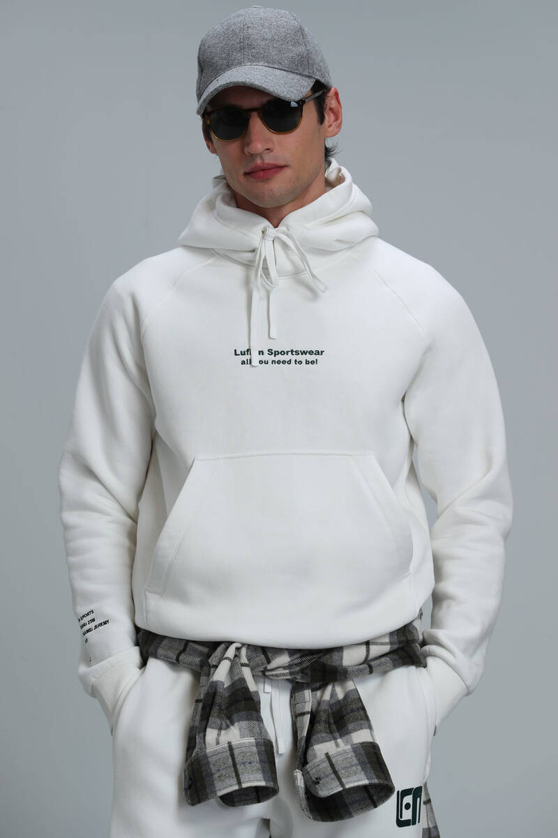 Luis Men's Sweatshirt Off White - 1