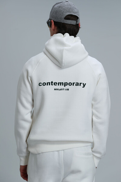 Luis Men's Sweatshirt Off White - 6