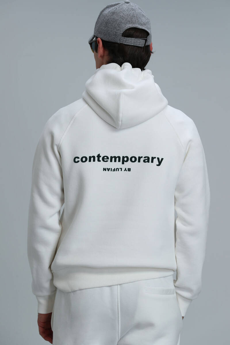 Luis Men's Sweatshirt Off White - 6