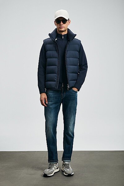 Lukas Spor Jean Erkek Pantolon Slim Fit Mavi - LUFIAN