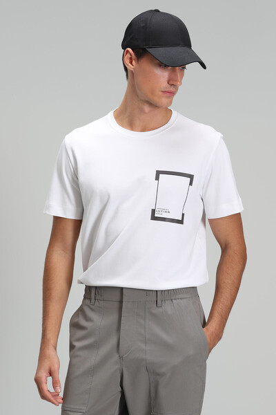 Lufian - Luke Modern Grafik T-Shirt