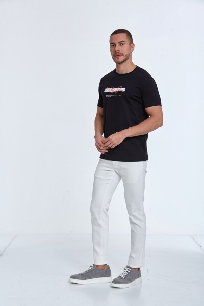 Lupe Printed Men's T-Shirt Black - 4