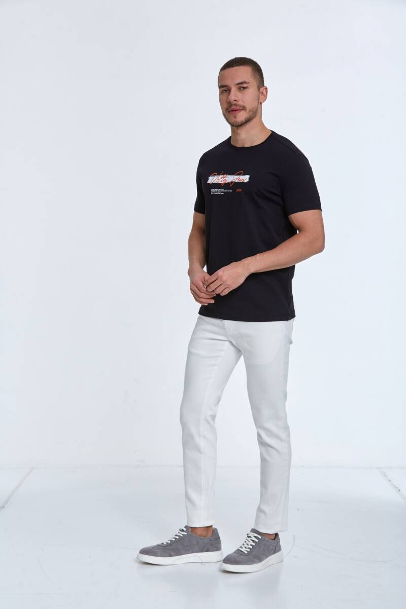 Lupe Printed Men's T-Shirt Black - 4