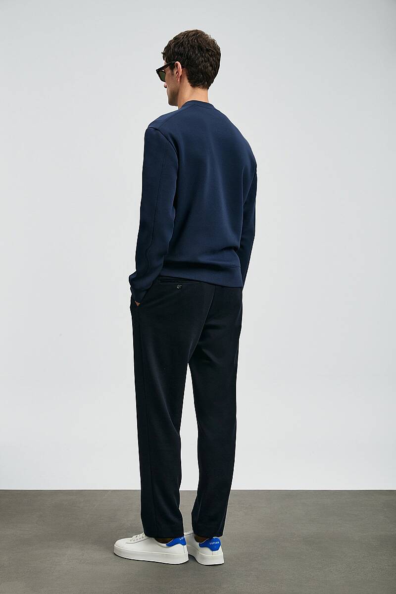 Luther Erkek Sweatshirt Lacivert - 6