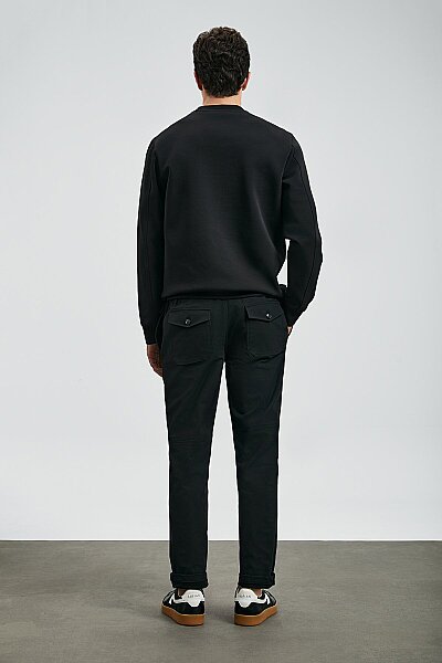 Luther Erkek Sweatshirt Siyah - 6