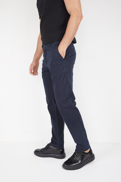 Lycra Chino Men's Trousers - Thumbnail