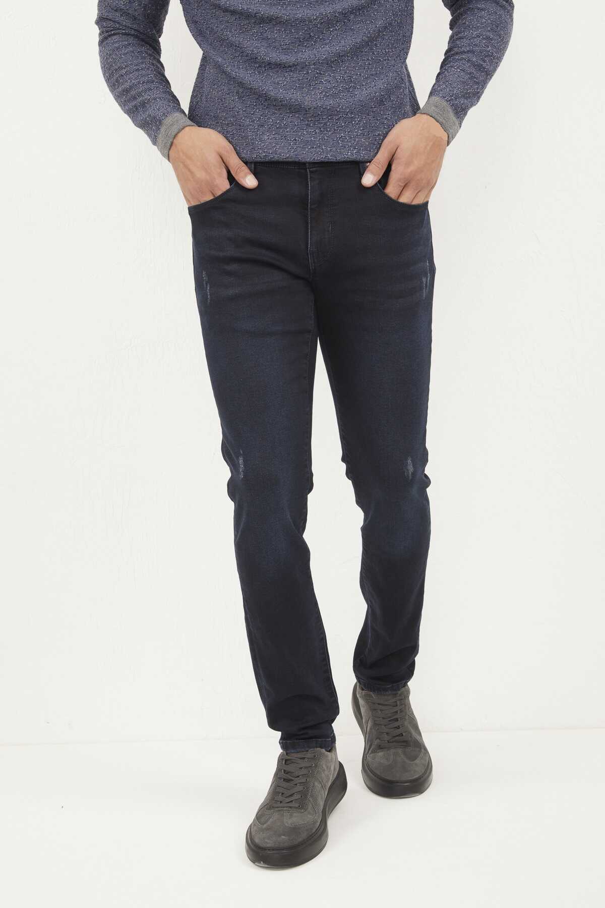 BLACK SLIM-FIT SPECIAL PRODUCTION* LYCRA JEANS – WearManStyle