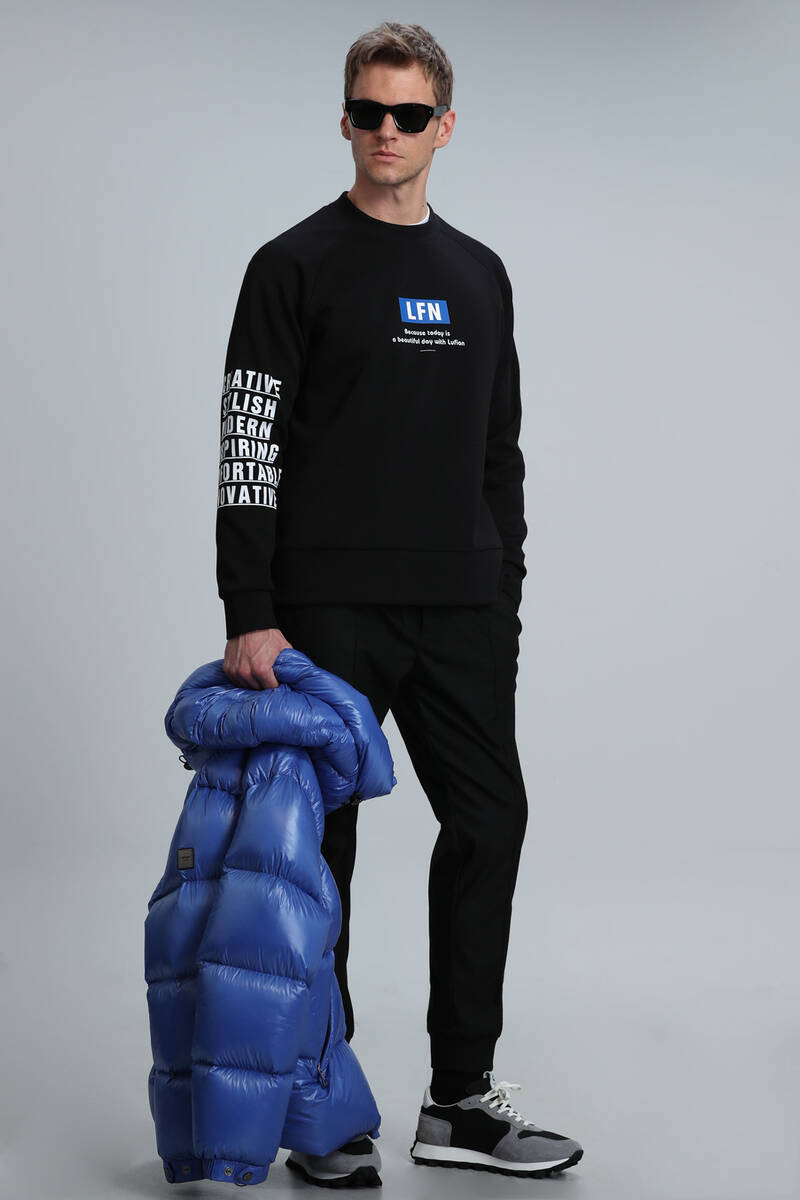 Maddox Erkek Sweatshirt Siyah - 4