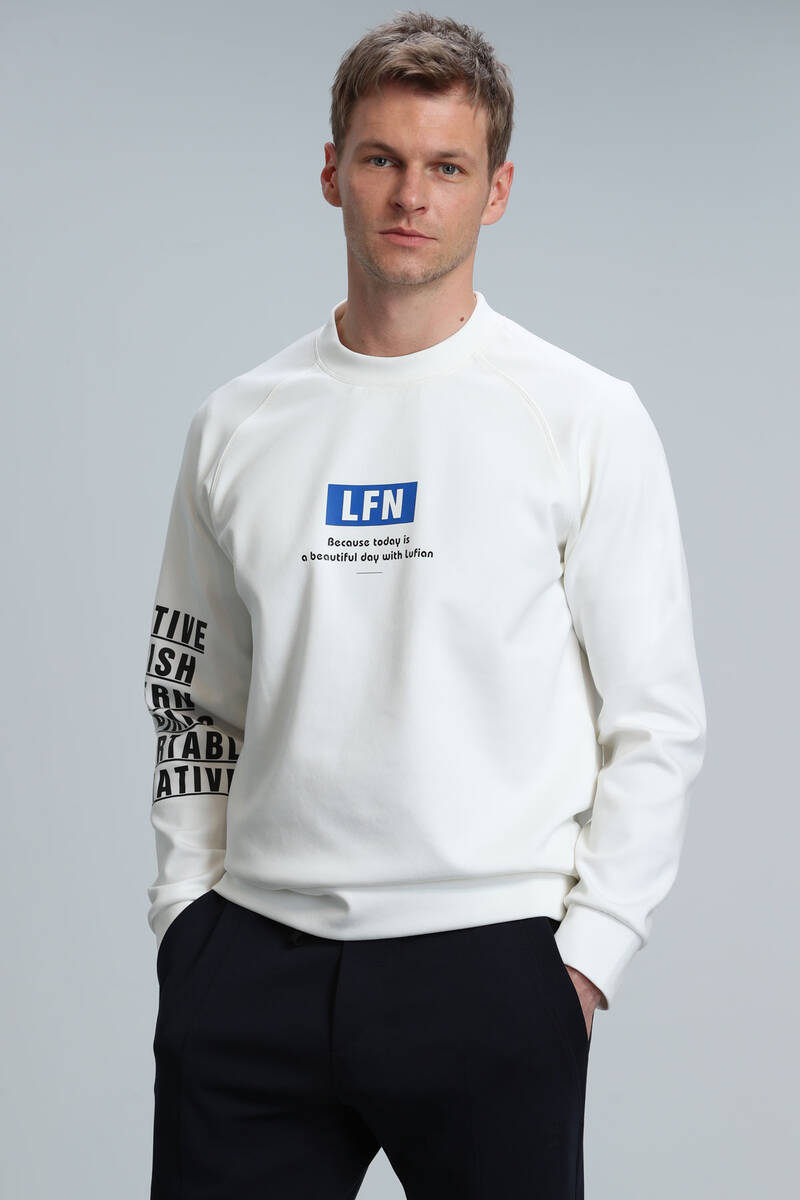Maddox Men's Sweatshirt Off White - 1