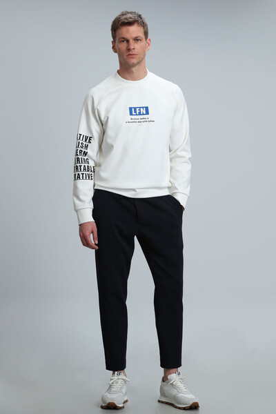 Maddox Men's Sweatshirt Off White - 2