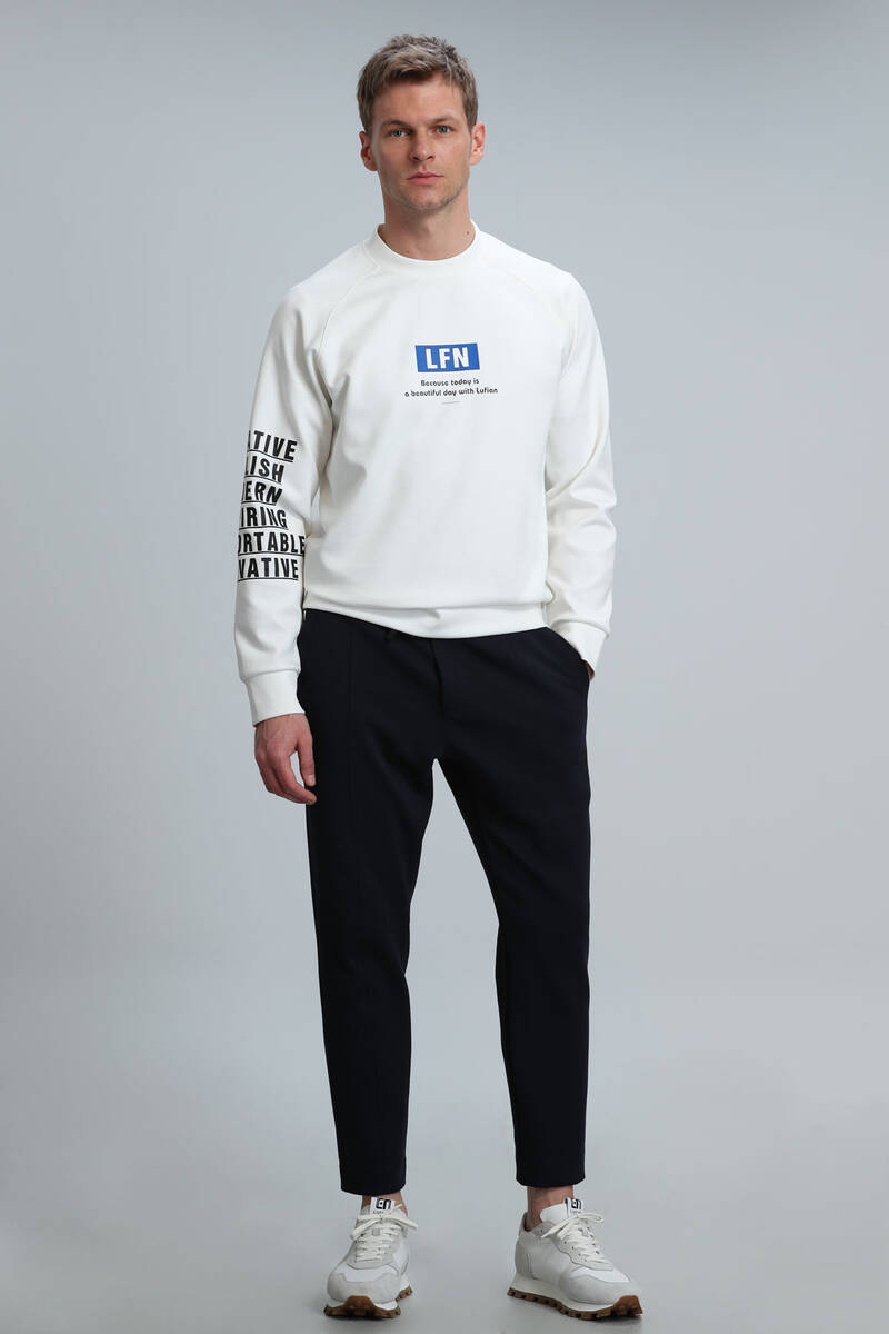 Maddox Men's Sweatshirt Off White - 2