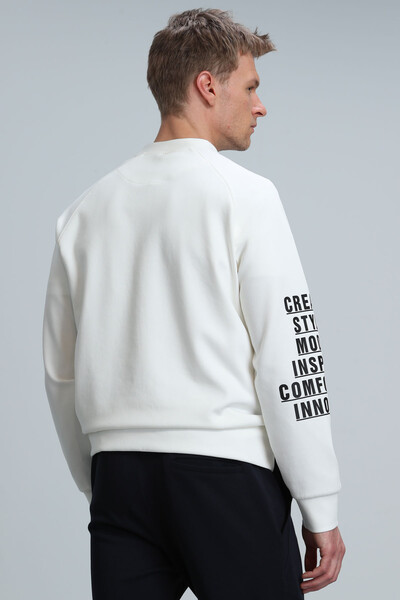 Maddox Men's Sweatshirt Off White - 6