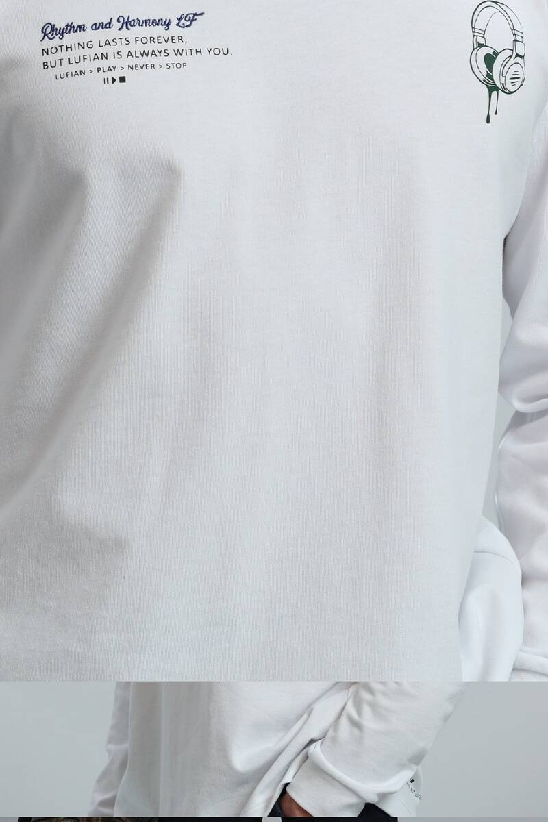 Magnus Men's Long Sleeve T-Shirt White - 4