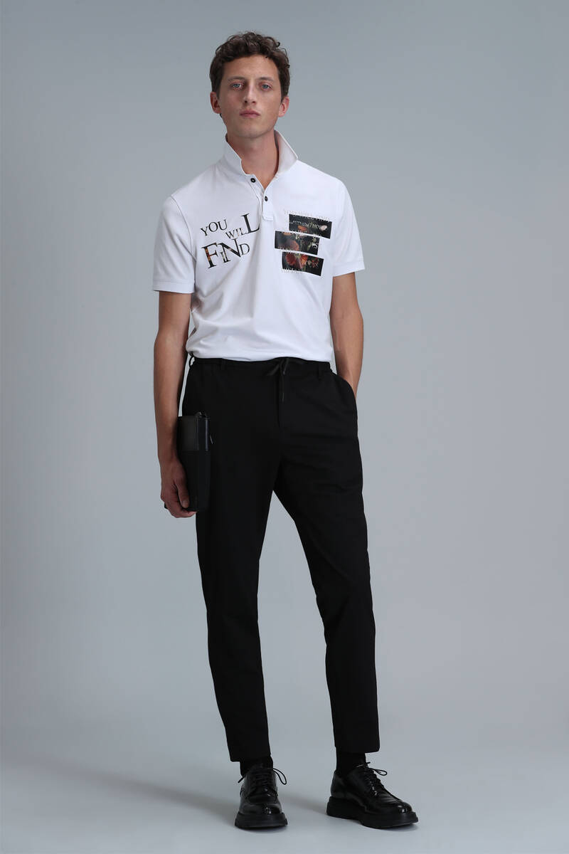 Mandy Smart Men's Polo T-Shirt White - 2