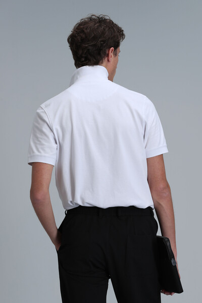 Mandy Smart Men's Polo T-Shirt White - 6