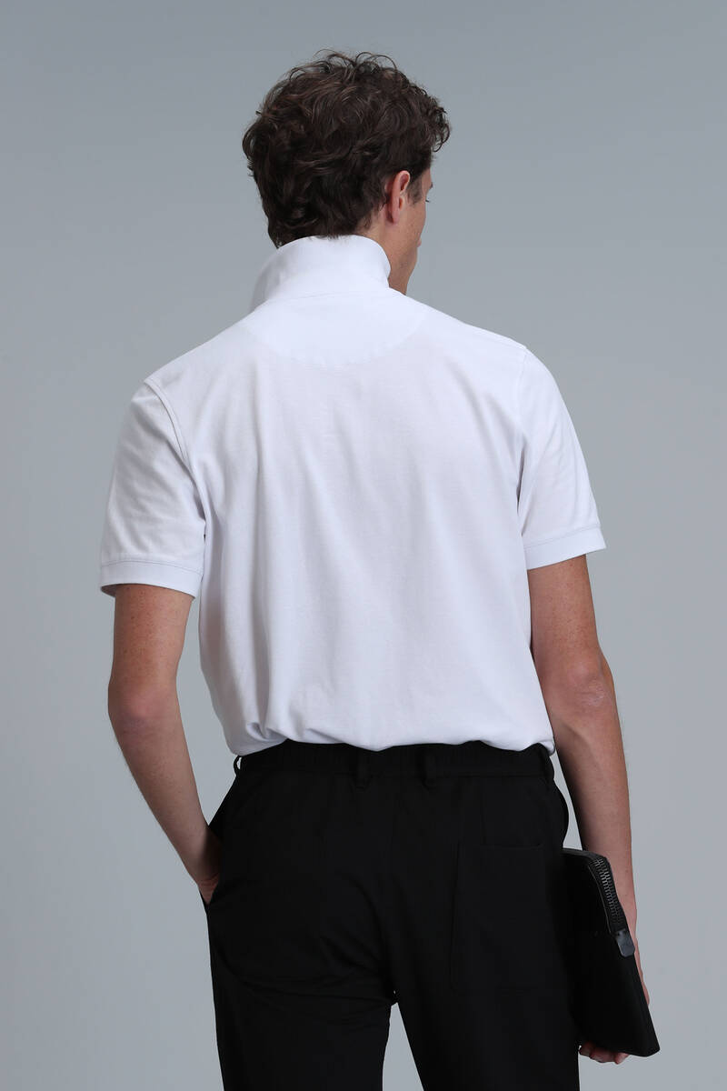 Mandy Smart Men's Polo T-Shirt White - 6