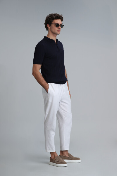 Marcel Men's Sweater Navy Blue - 4