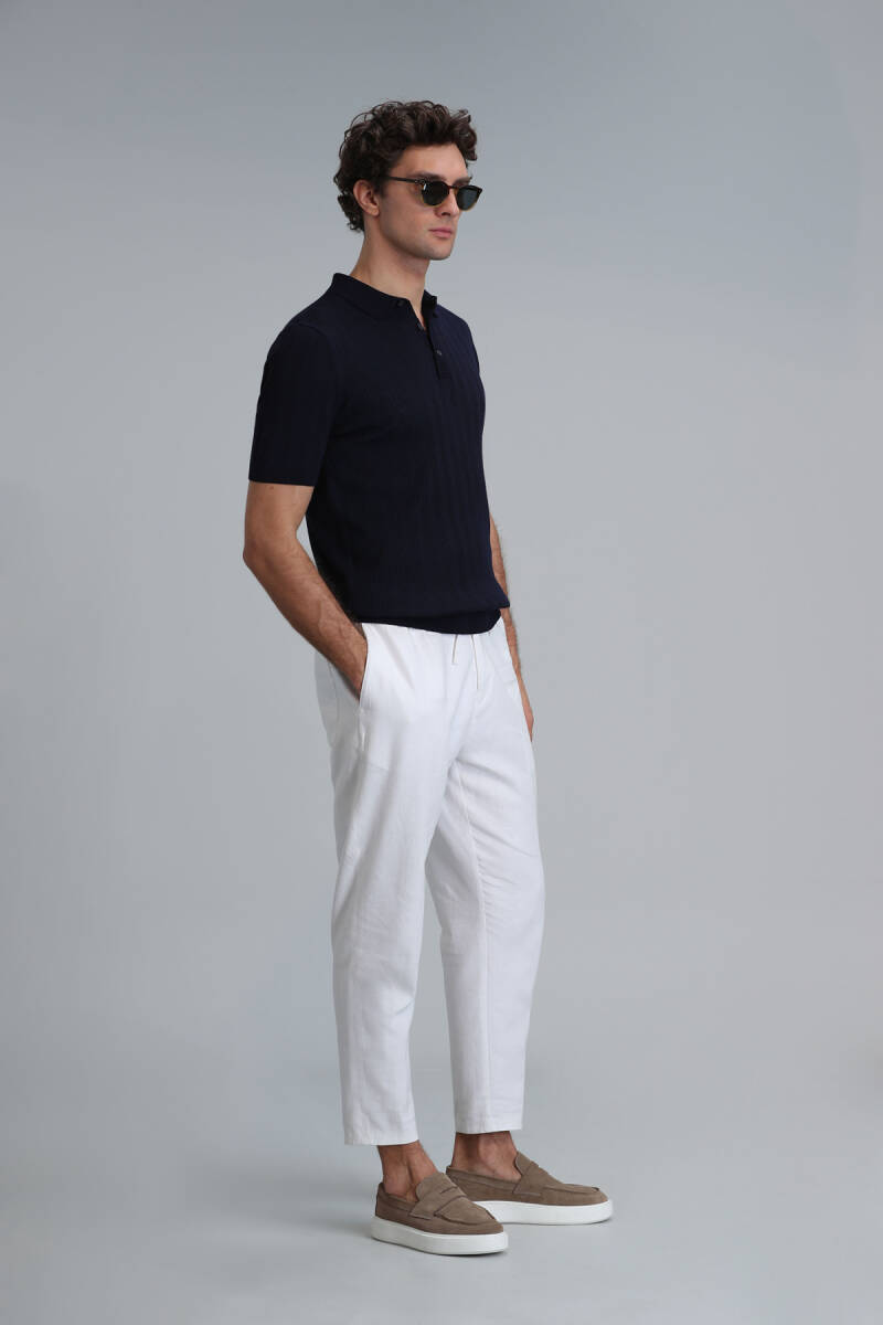Marcel Men's Sweater Navy Blue - 4