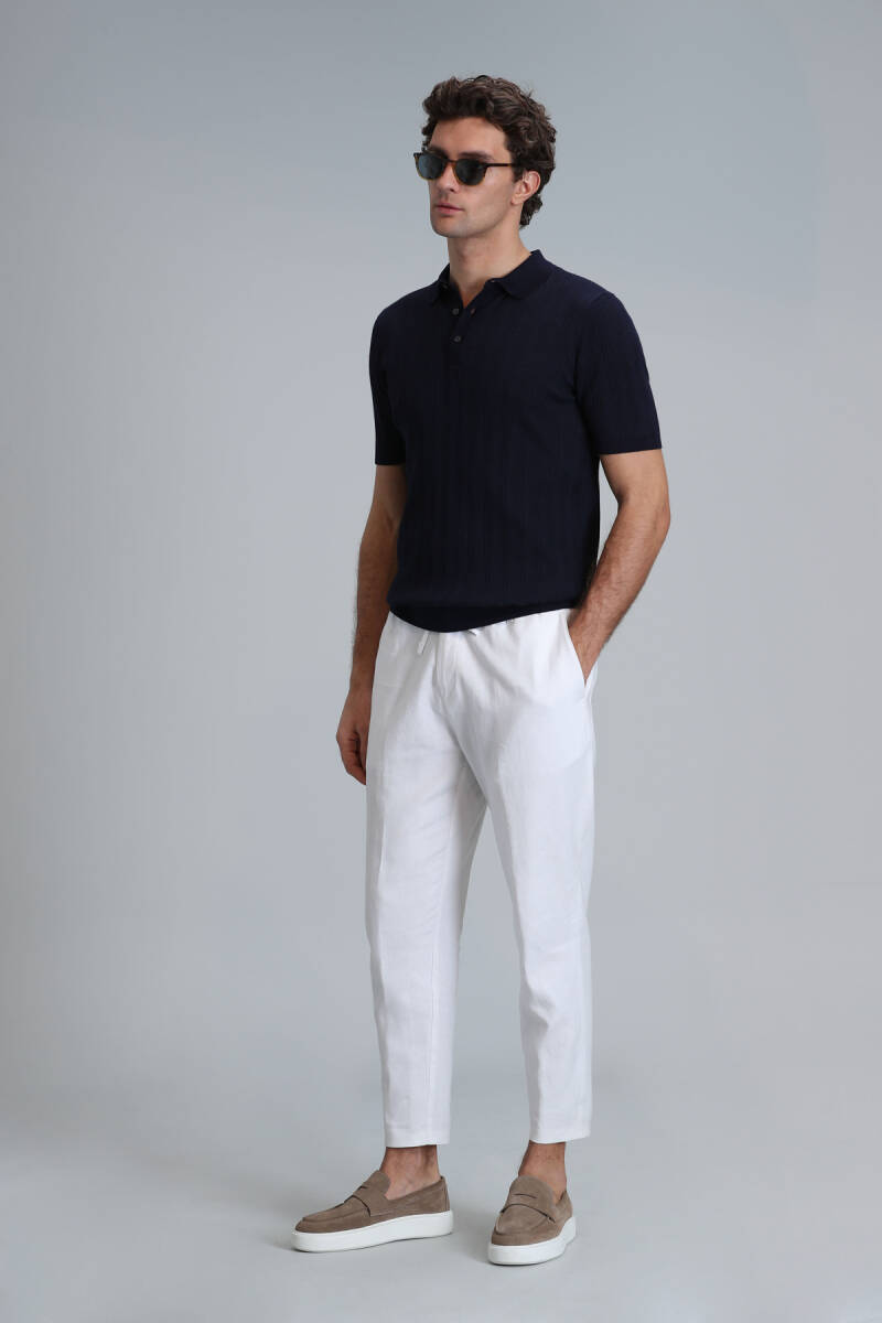 Marcel Men's Sweater Navy Blue - 5