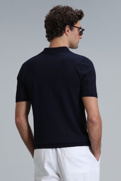 Marcel Men's Sweater Navy Blue - 6