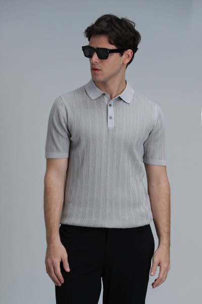 Marcel Men's Sweater Stone - 1